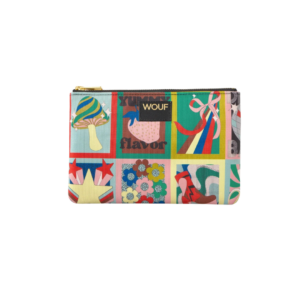 Pochette Discobabe en polyester recyclé pour accessoires du quotidien