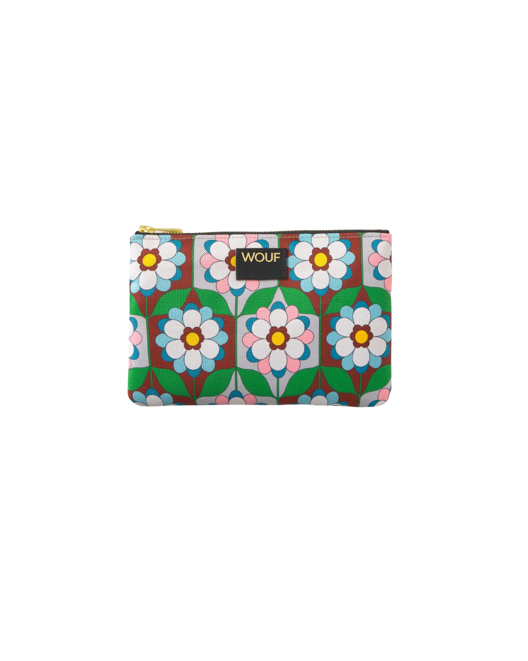Pochette Kaleido en polyester recyclé pour accessoires du quotidien