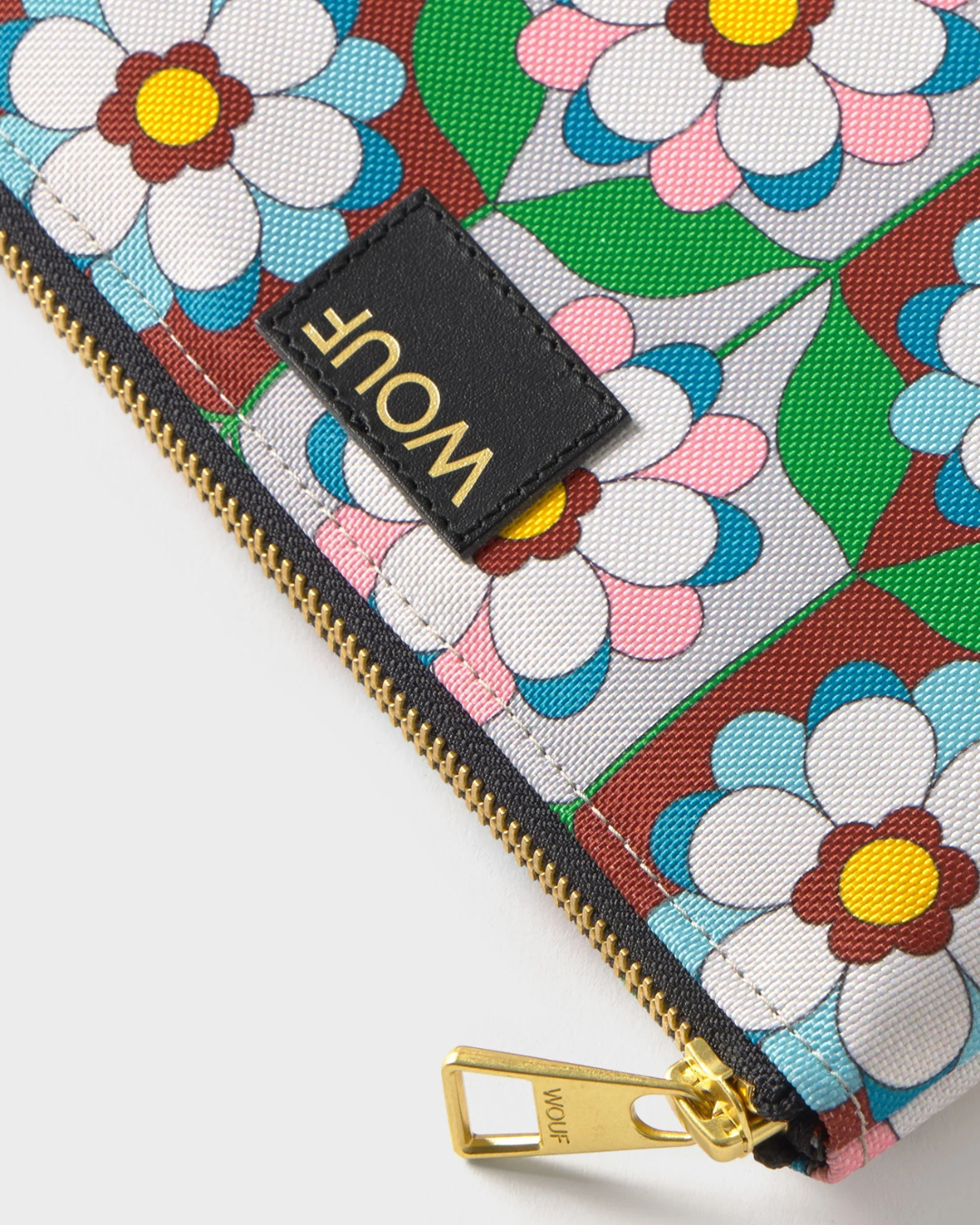 Pochette Kaleido en polyester recyclé pour accessoires du quotidien