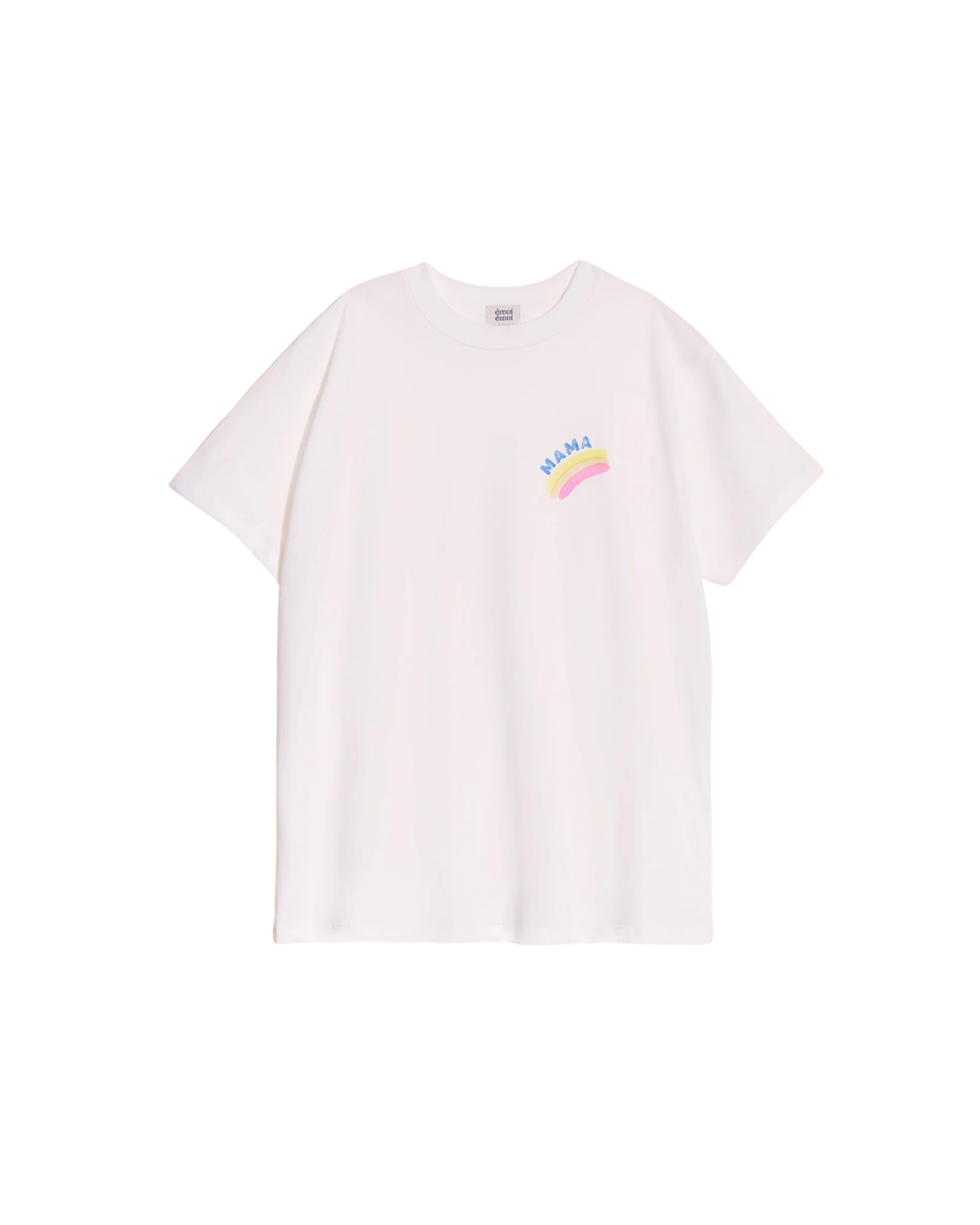 T-shirt Rainbow coton bio arc-en-ciel femme