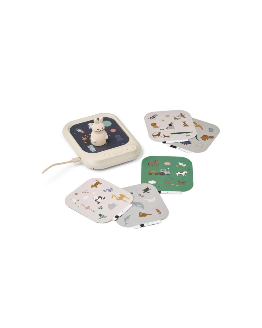 Tableau éveil sonore ARCHIE beige jouet éducatif enfant