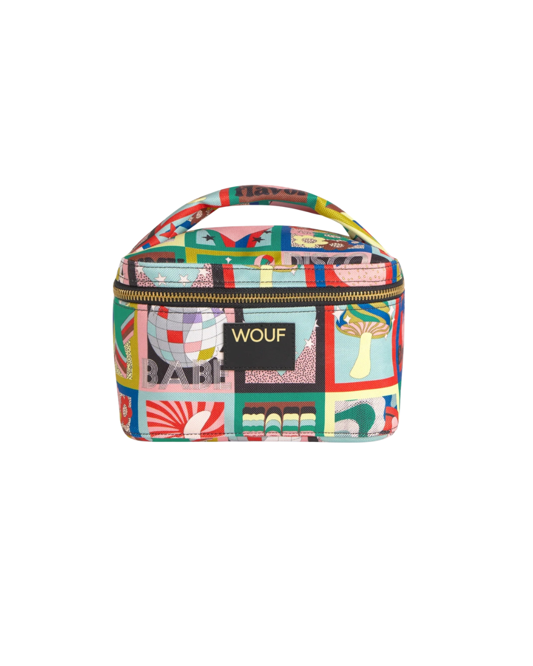 Vanity bag Discobabe en polyester recyclé pour maquillage