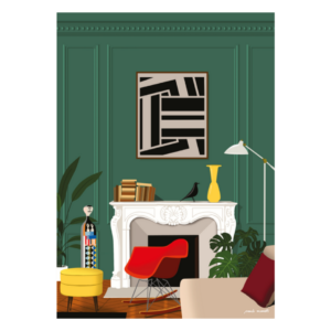 affiche photographie iconique design intérieur moderne