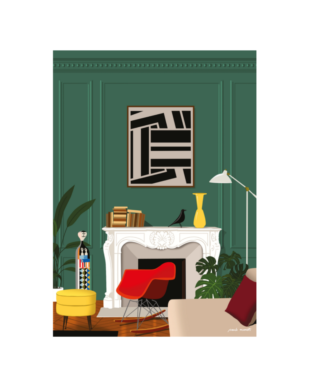 affiche photographie iconique design intérieur moderne