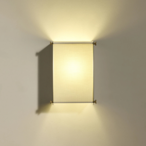 Applique murale Boxie en inox brossé design contemporain