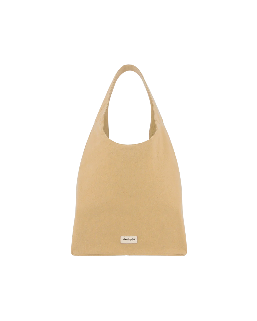 Sac Richelieu hobo épaule beige sand en coton recyclé