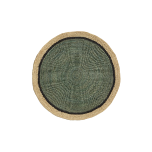 Set de table artisanal en raphia fabriqué à Madagascar