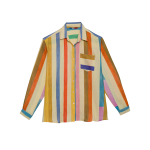 Chemise femme en gaze de coton Paz coupe ample avec boutons nacre, tenue légère et confortable style casual chic été