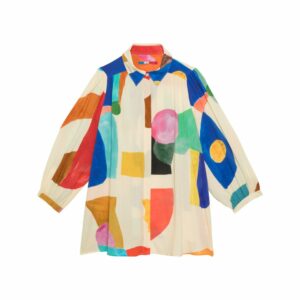 Blouse femme en viscose fluide motif Creamy Speech