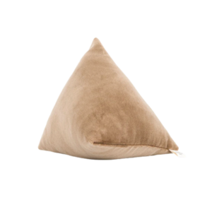 Coussin en velours lisse 100% coton fabriqué en France