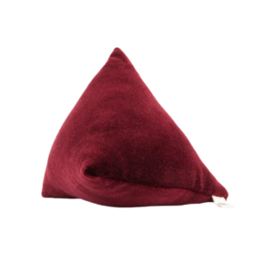 Coussin en velours lisse 100% coton fabriqué en France