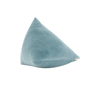 Coussin en velours lisse 100% coton fabriqué en France