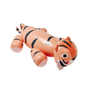 Bouée gonflable enfant Tino le Tigre avec poignées pour jeux aquatiques en piscine ou plage