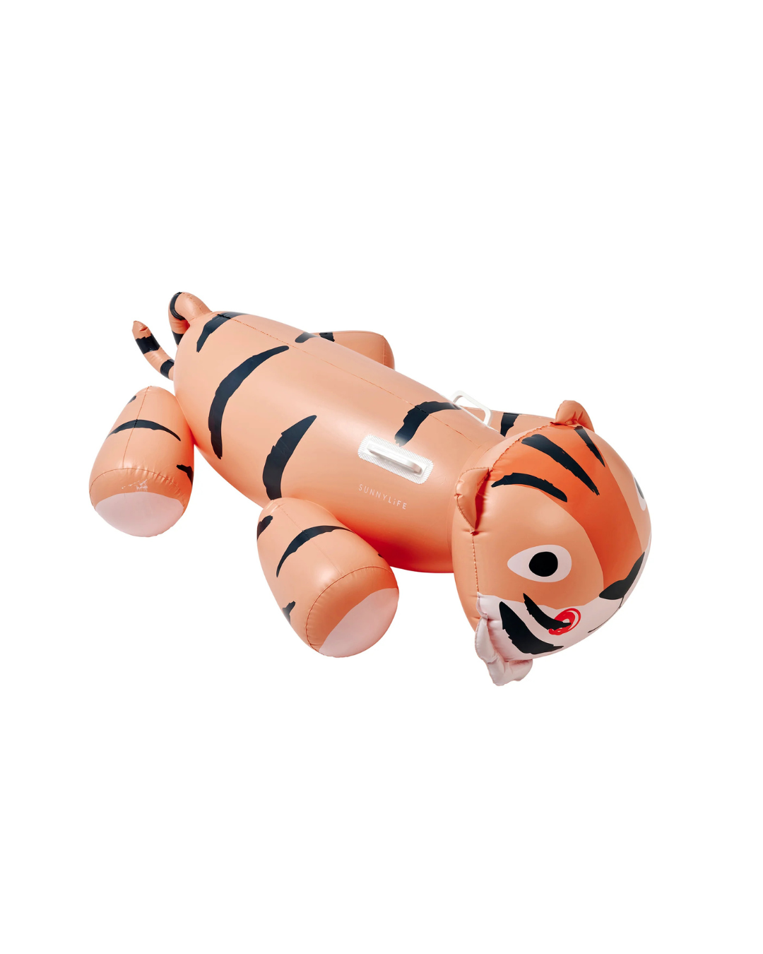 Bouée gonflable enfant Tino le Tigre avec poignées pour jeux aquatiques en piscine ou plage