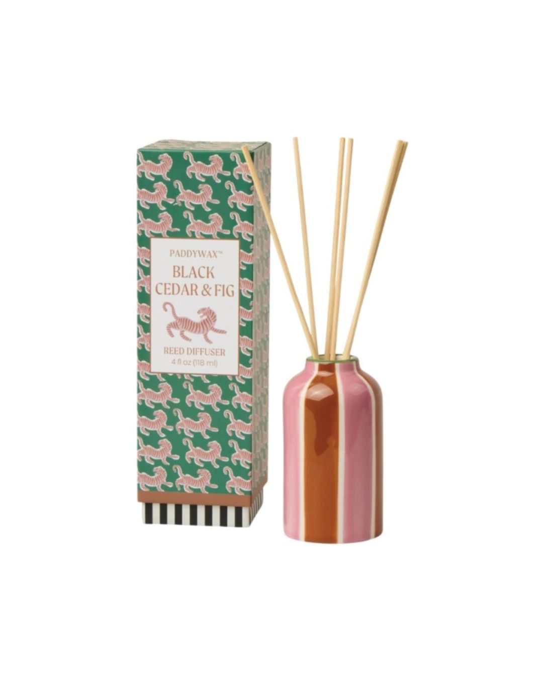 Diffuseur parfumé Paddywax Tigre Cèdre Noir et Figue