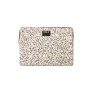 Housse d’ordinateur Panna 13-14 pouces en tissu recyclé avec fermeture zip et protection rembourrée