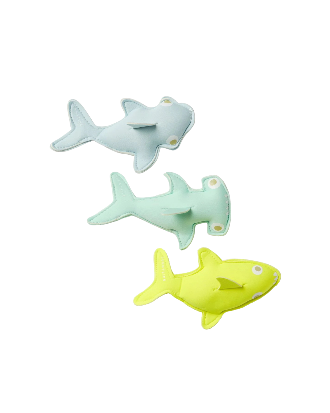 Jouets de bain lestés Salty le Requin en néoprène pour jeux sous l’eau en piscine