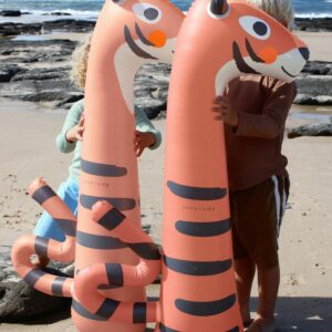 Nouilles gonflables enfant Tino le Tigre pour piscine et jeux aquatiques estivaux