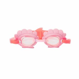 Lunettes de natation enfant sirène rose avec protection UV et verres anti-buée