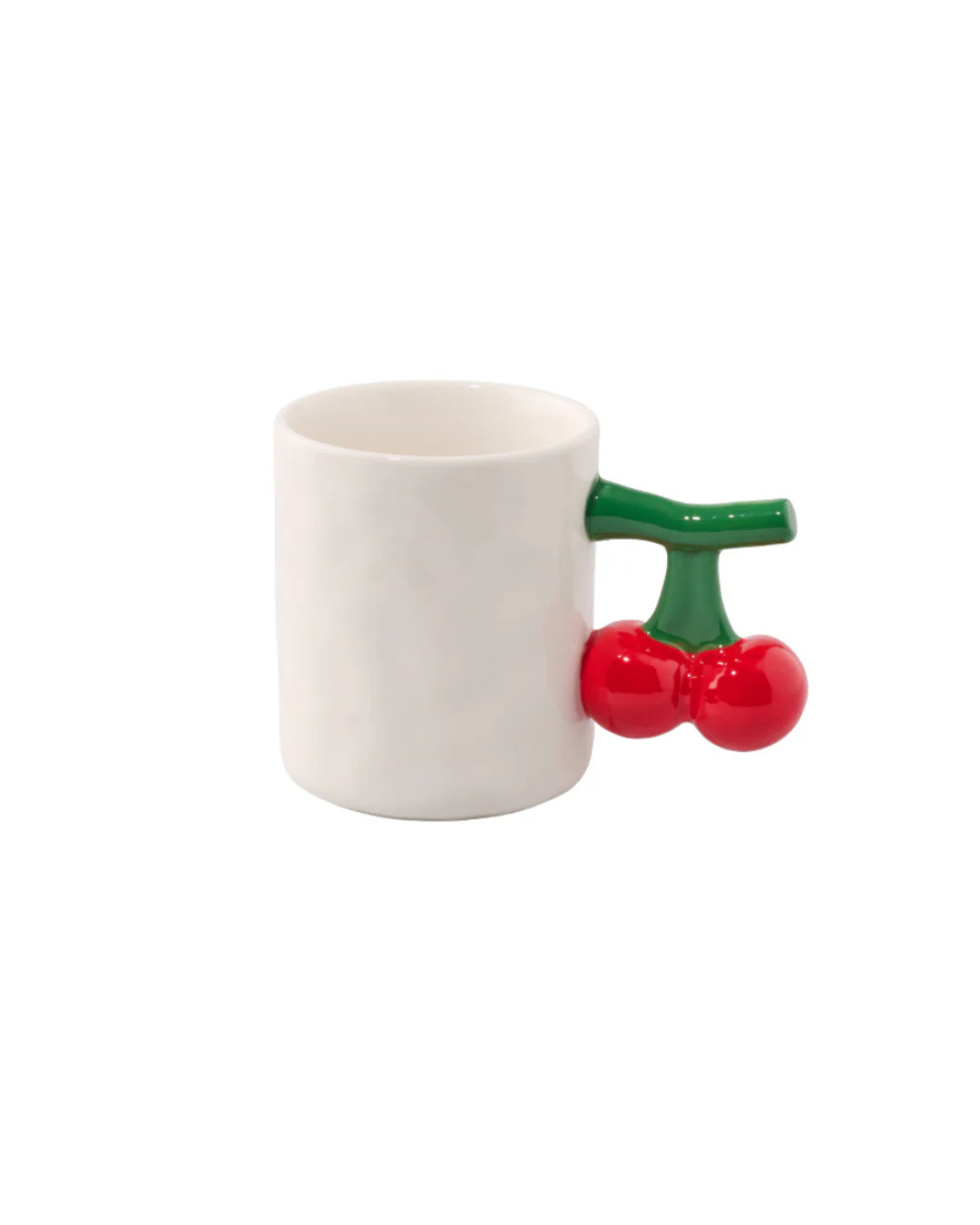 Mug cerise Fluid Market en céramique avec anse en forme de cerises design original