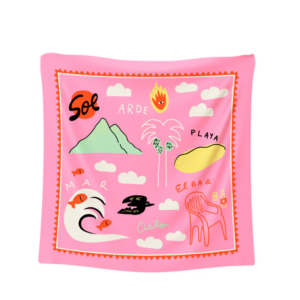 BANDANA SUMMER PINK 50X50