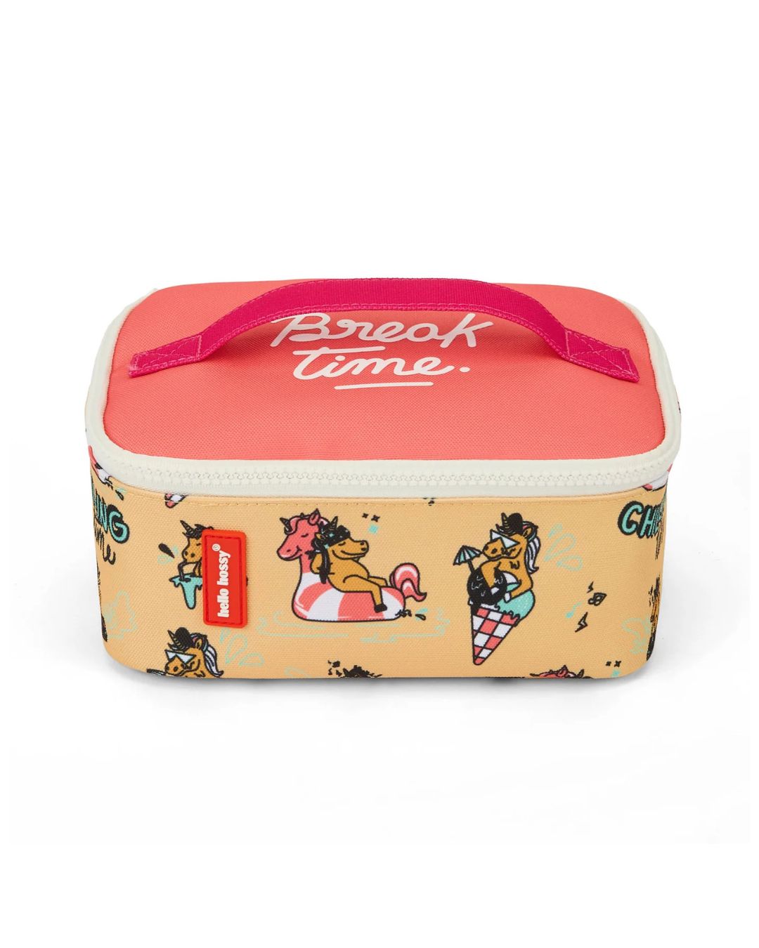 Sac repas isotherme enfant Unicorn Hello Hossy avec motif licorne coloré