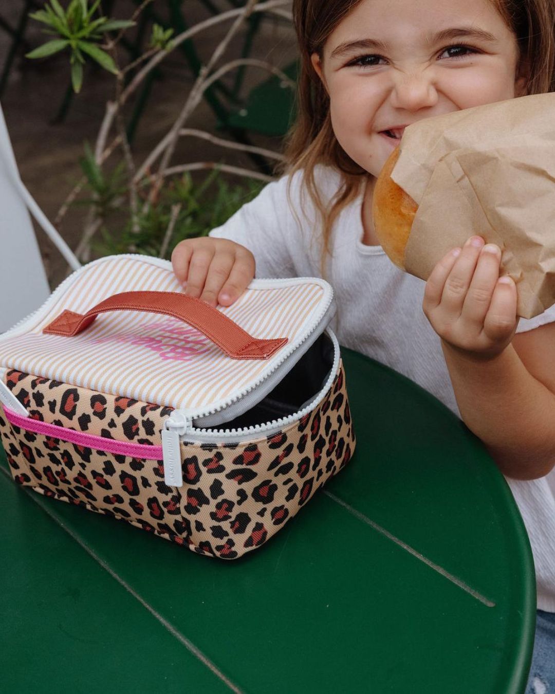 Sac repas isotherme enfant Léopard Hello Hossy avec imprimé léopard