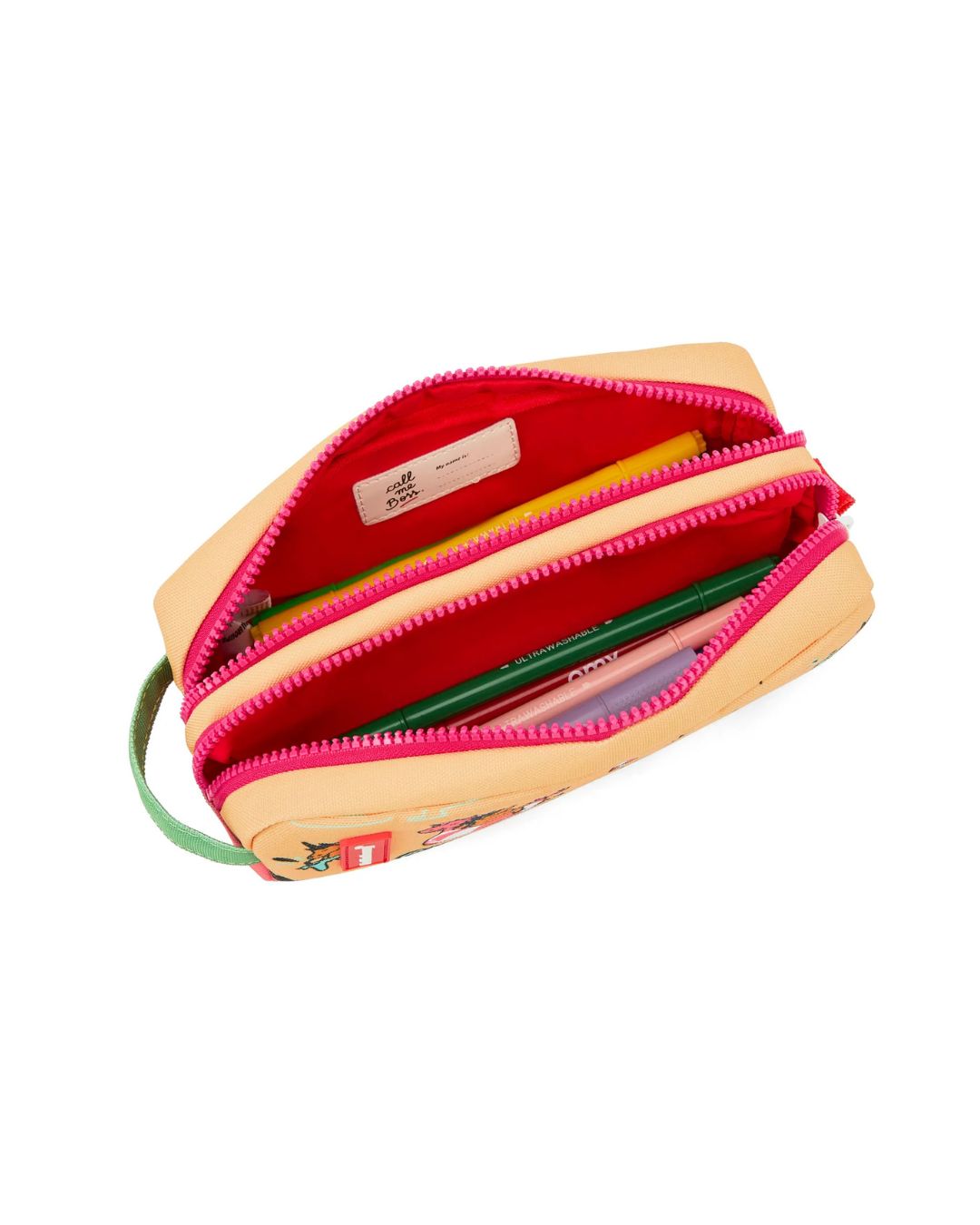 Trousse double compartiment enfant Unicorn Hello Hossy avec motif licorne coloré