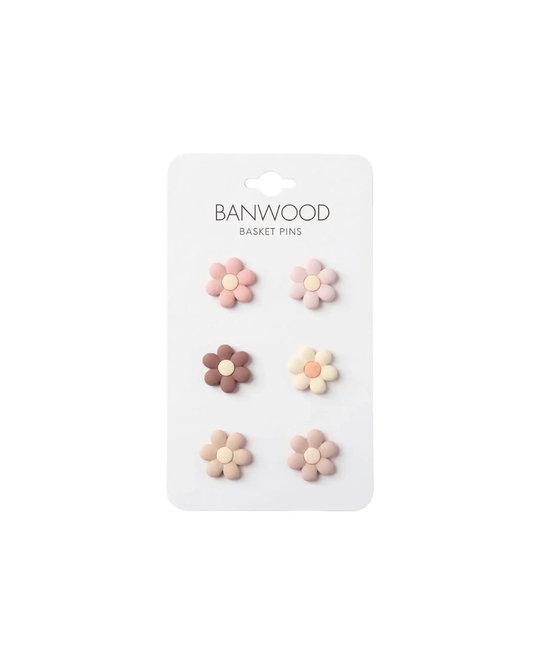 Pins décoratifs Banwood en caoutchouc recyclé pour personnaliser un panier Pin & Ride.