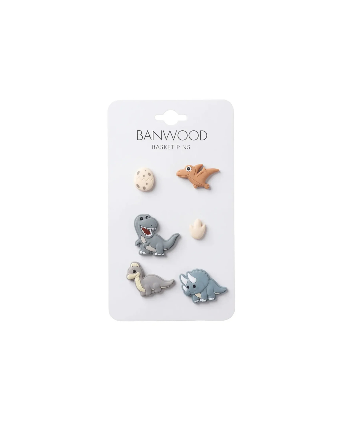 Pins décoratifs Banwood en caoutchouc recyclé pour personnaliser un panier Pin & Ride.
