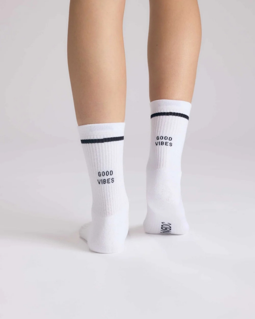 Chaussettes colorées en coton bio