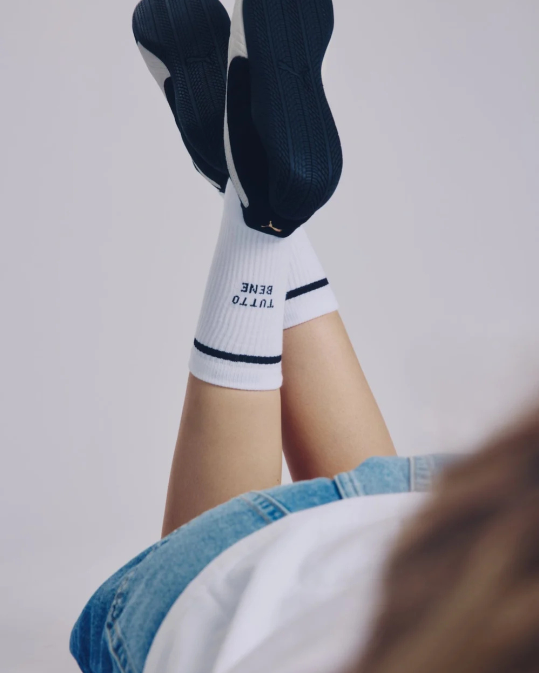 Chaussettes colorées en coton bio