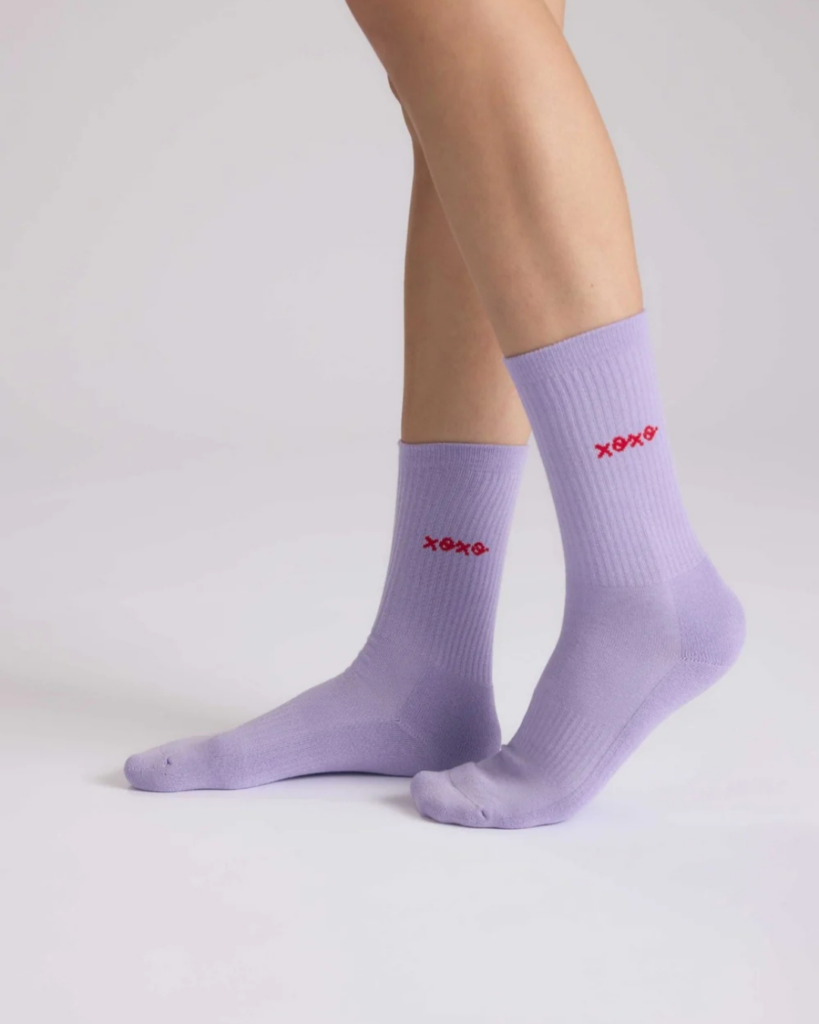 Chaussettes colorées en coton bio