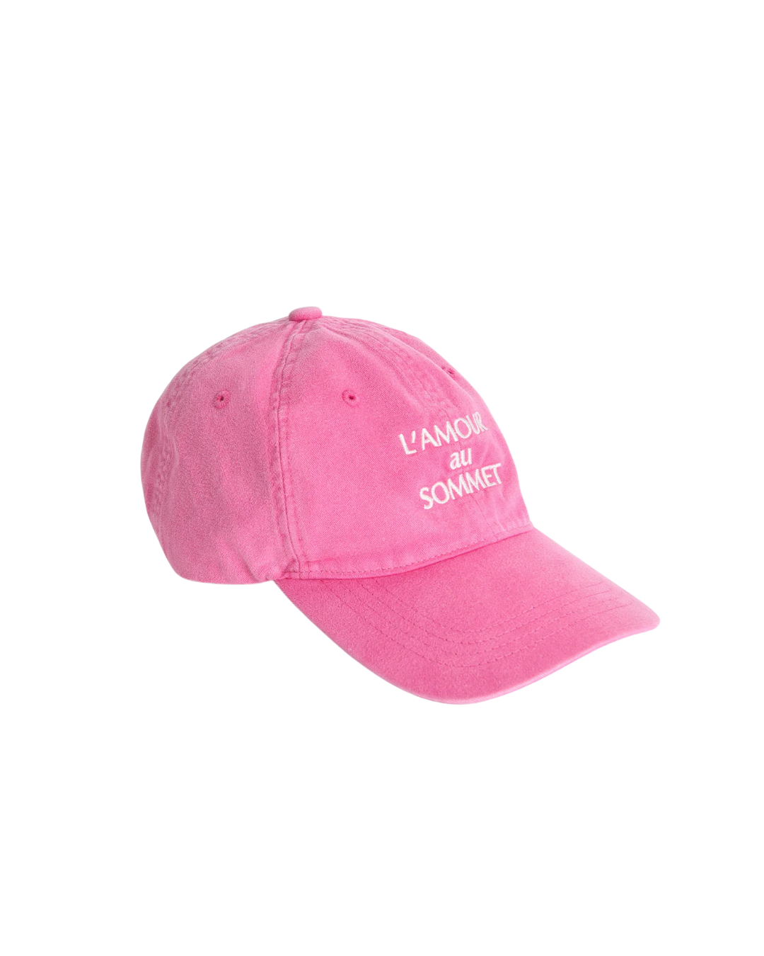 Casquette L’Amour au Sommet Rose – Coton Bio