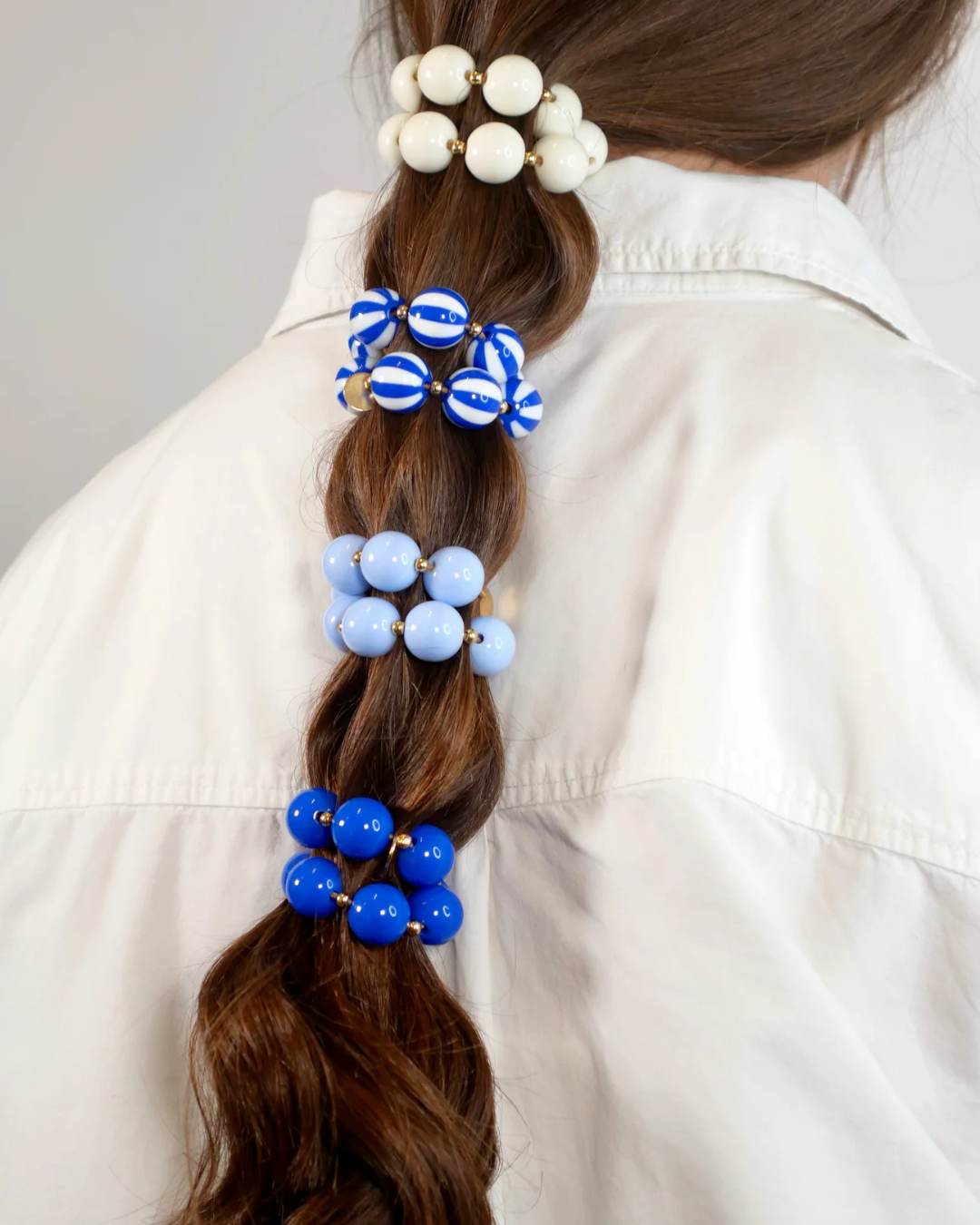 BICHOUS® Ronds Colorés, élastique bijou pour cheveux fabriqué en France