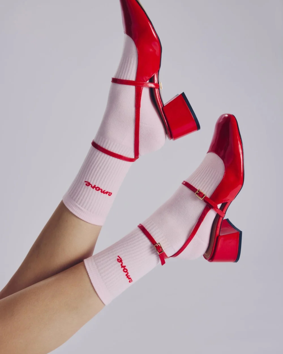 Chaussettes colorées en coton bio