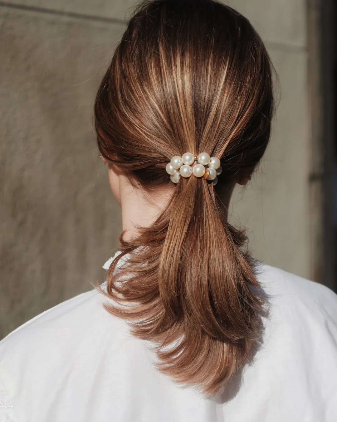 BICHOUS® Nacrés Ronds – Élastique Cheveux Bijou
