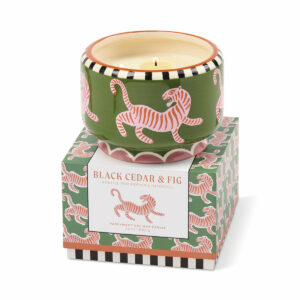 Bougie ceramique tigre A Dopo Paddywax figue 680g