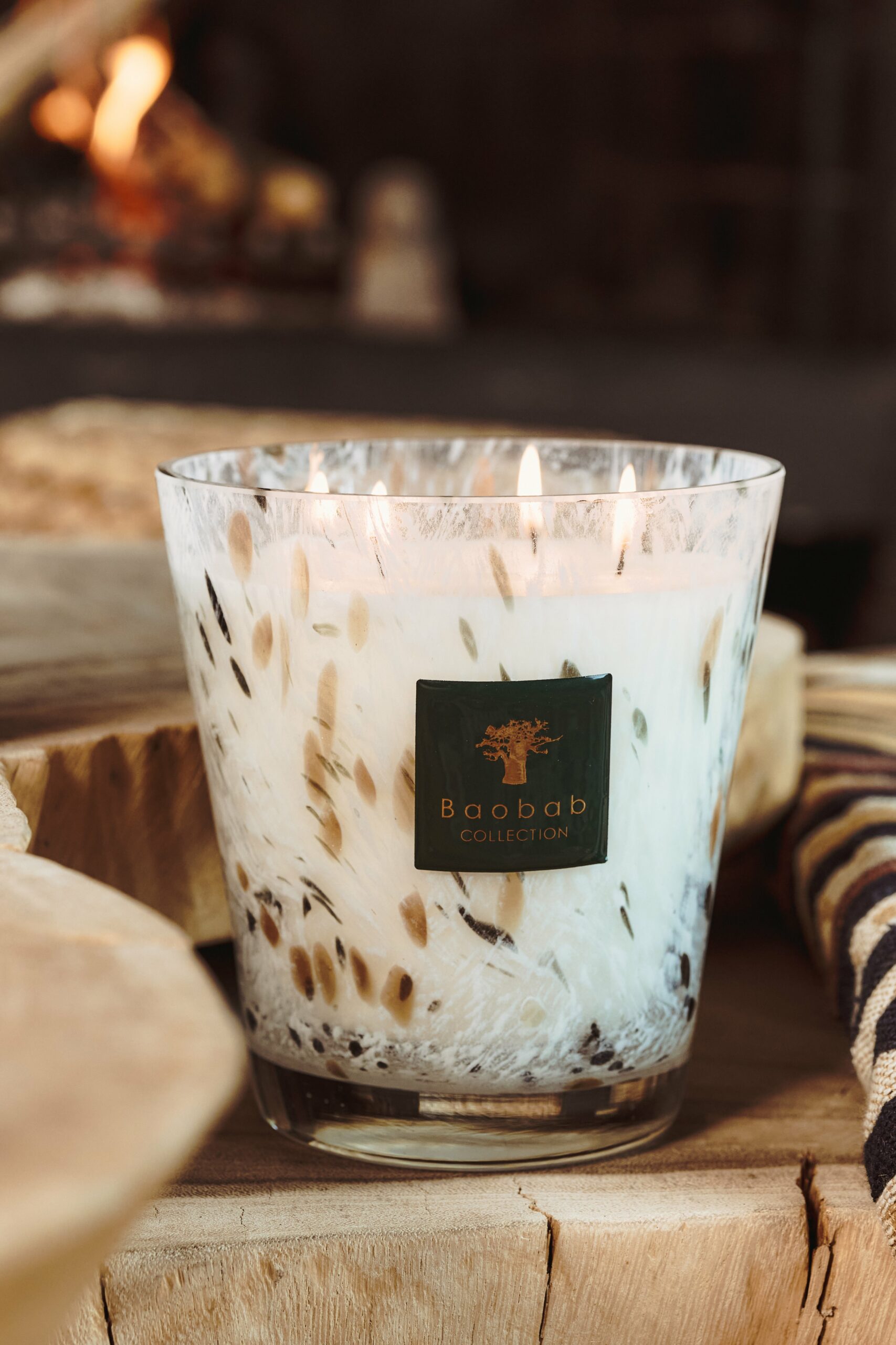 Bougie Halona White World Classique - Baobab Collection