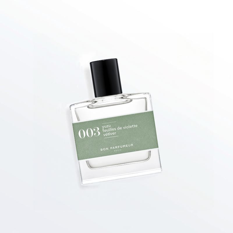 003 PARFUM - 30ML - YUZU/FEUILLES DE VIOLETTE/VETIVER Bon Parfumeur