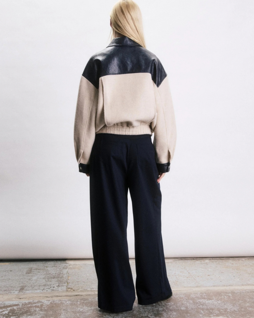 Bomber Liam crème femme oversize