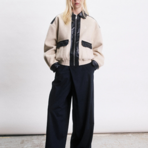 Bomber Liam crème femme oversize