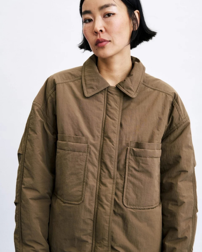 Doudoune Dorney Kaki FRNCH coupe oversize