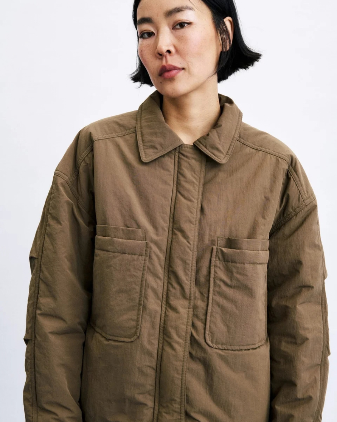 Doudoune Dorney Kaki FRNCH coupe oversize