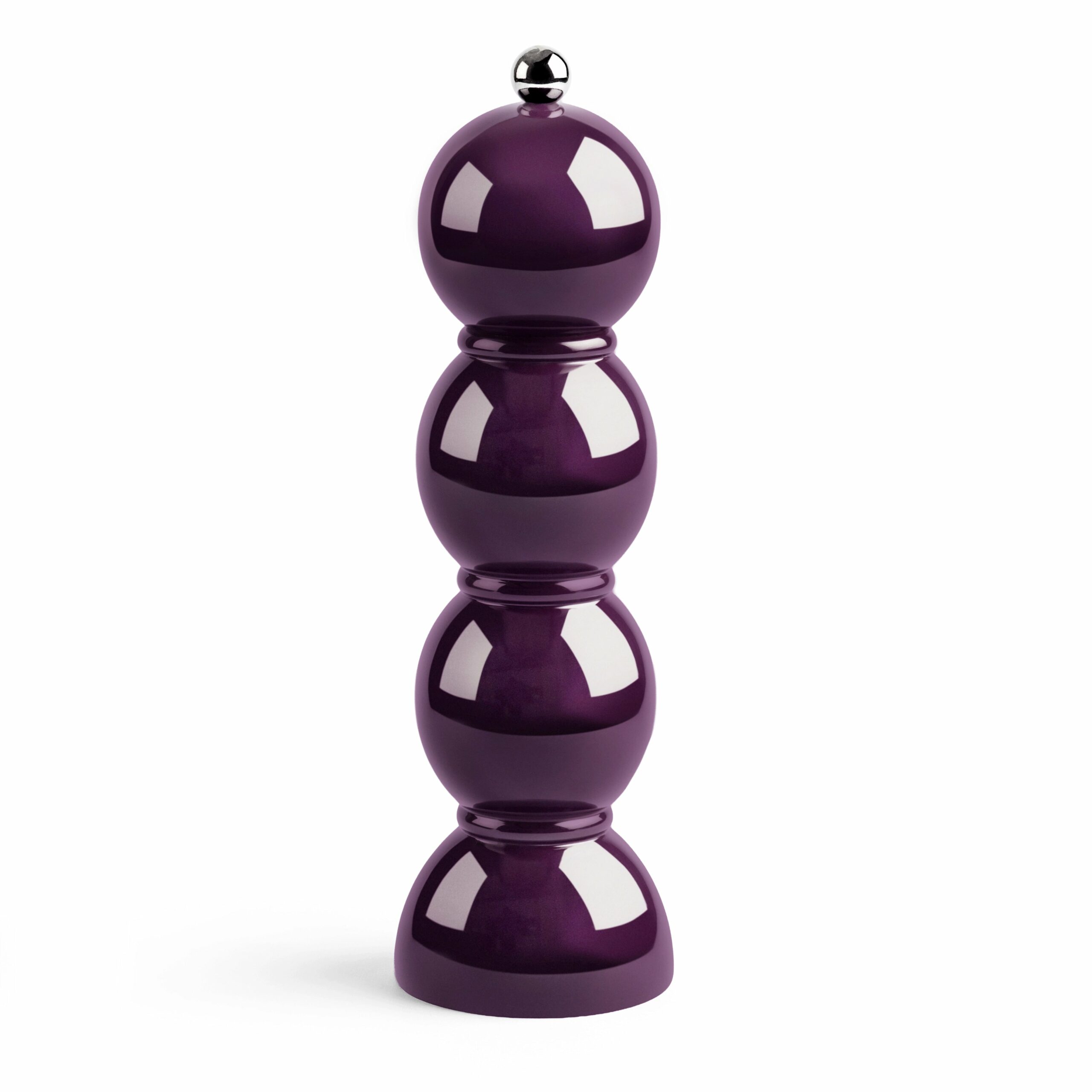 Moulin à sel ou poivre Bobbin aubergine Addison Ross 24cm