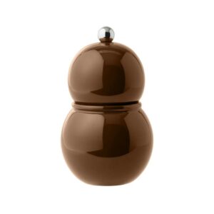 Moulin à sel ou poivre Chubbie chocolat Addison Ross 12cm