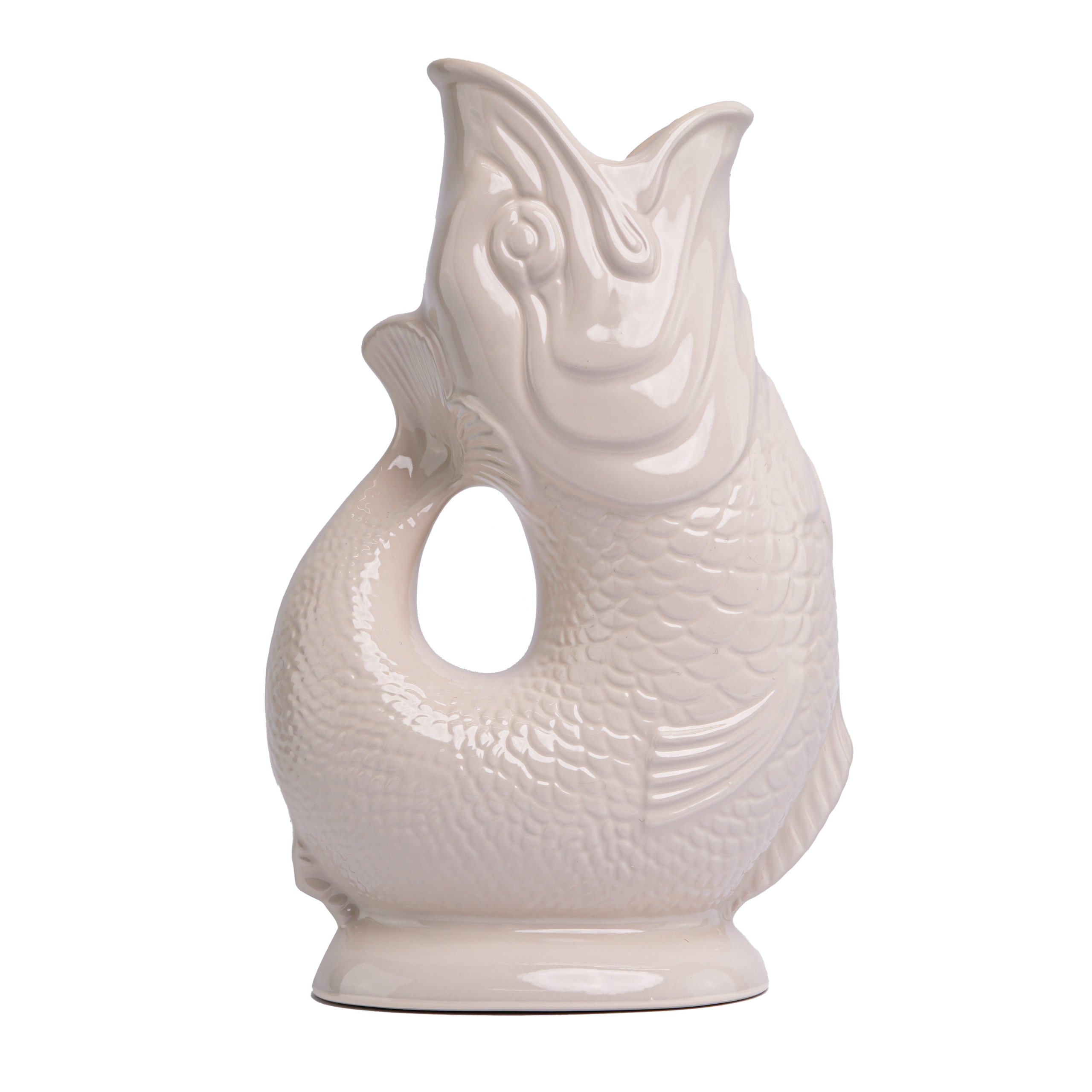 Carafe Gluggle Jug Cloud Cream XL vue de face