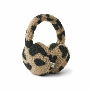 Cache-oreilles ALBERO Liewood motif Mega Léopard, vue de face