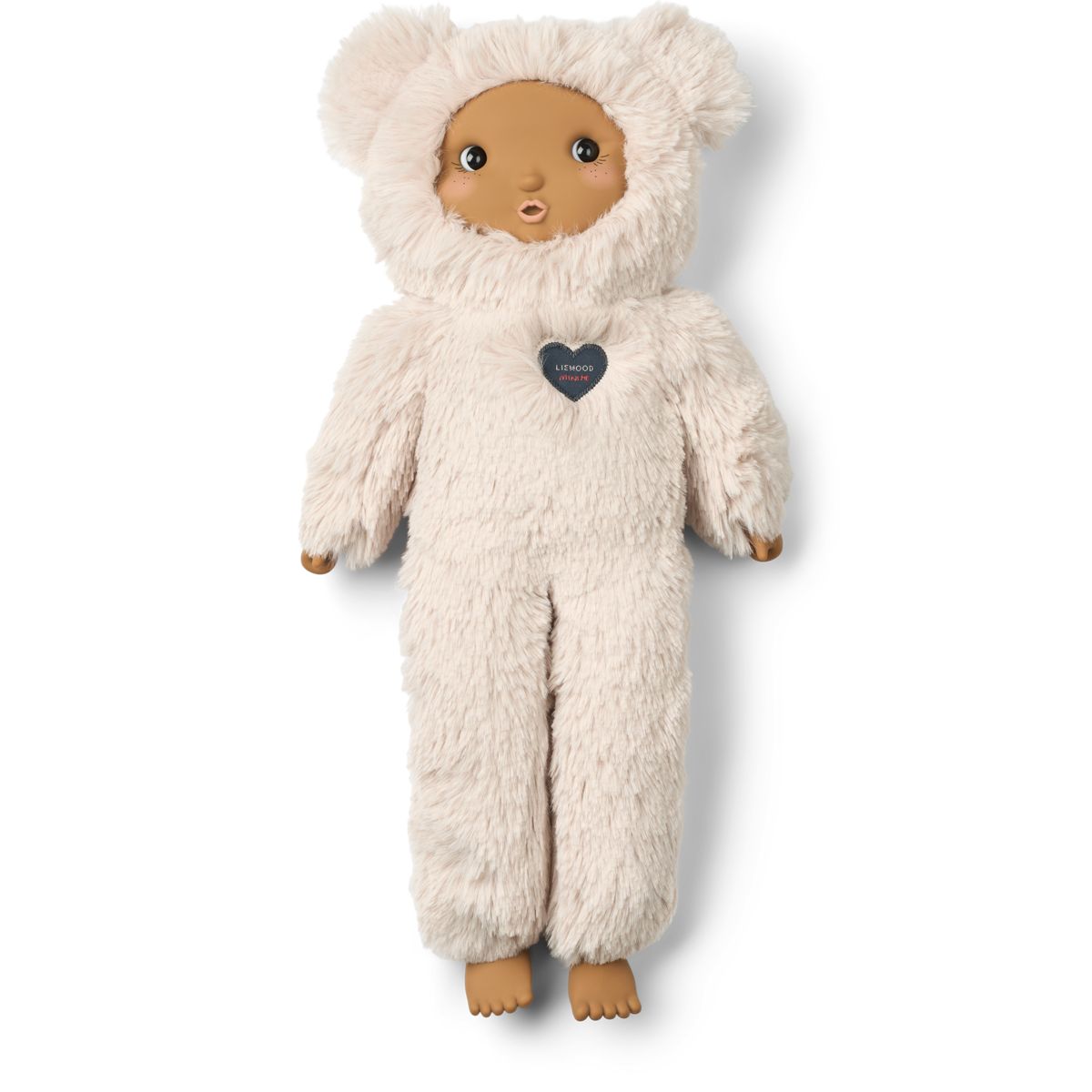 Poupée en peluche MISA PHOEBE Liewood coloris Beige, vue de face