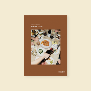 Carnet de recettes Social Club à compléter pour conserver les recettes des repas entre amis et des grandes tablées.